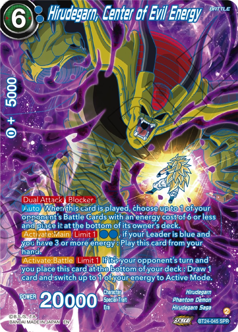 Hirudegarn, Center of Evil Energy (SPR) (BT24-045) [Beyond Generations] | Black Swamp Games