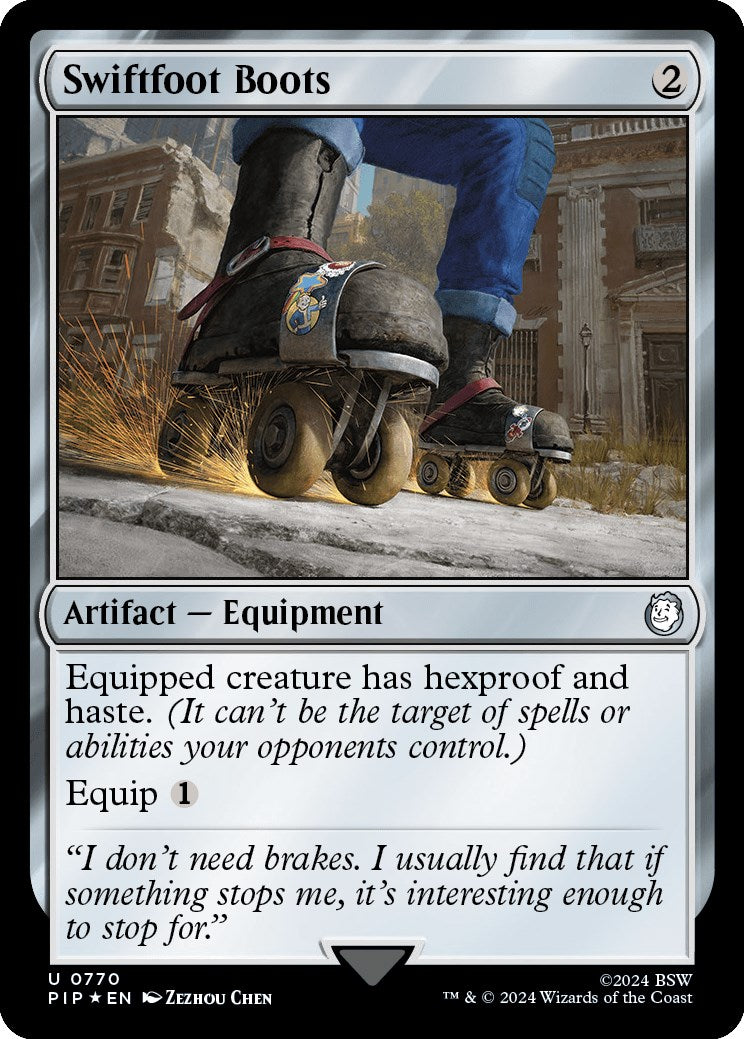 Swiftfoot Boots (Surge Foil) [Fallout] | Black Swamp Games