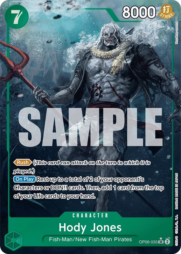 Hody Jones (Alternate Art) [Wings of the Captain] | Black Swamp Games