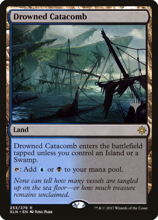 Drowned Catacomb (Promo Pack) [Ixalan Promos] | Black Swamp Games