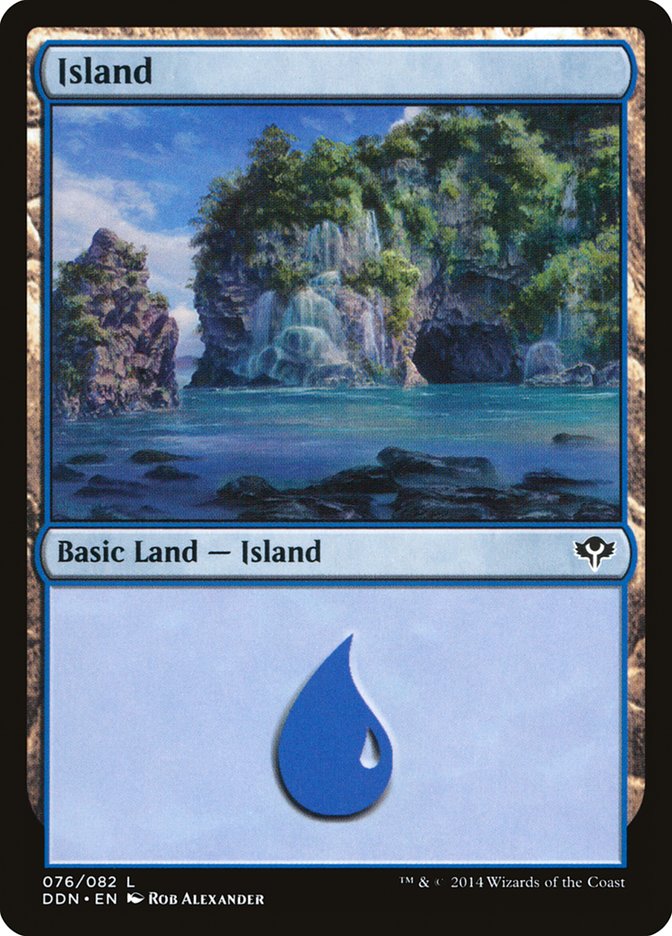 Island (76) [Duel Decks: Speed vs. Cunning] | Black Swamp Games