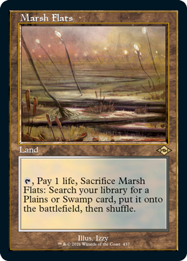 Marsh Flats (Retro Foil Etched) [Modern Horizons 2] | Black Swamp Games