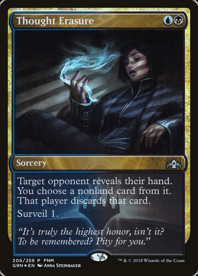 Thought Erasure (FNM) [Guilds of Ravnica Promos] | Black Swamp Games