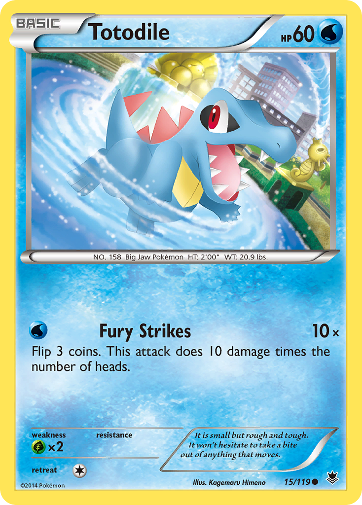 Totodile (15/119) [XY: Phantom Forces] | Black Swamp Games