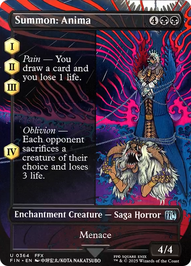 Summon: Anima (Borderless) [FINAL FANTASY] | Black Swamp Games