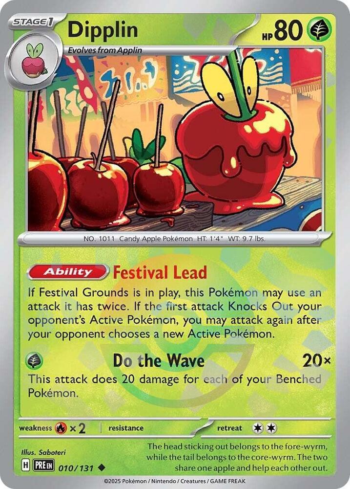 Dipplin (010/131) (Poke Ball Pattern) [Scarlet & Violet: Prismatic Evolutions] | Black Swamp Games