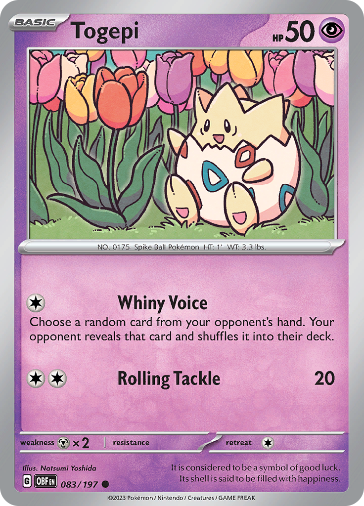 Togepi (083/197) [Scarlet & Violet: Obsidian Flames] | Black Swamp Games