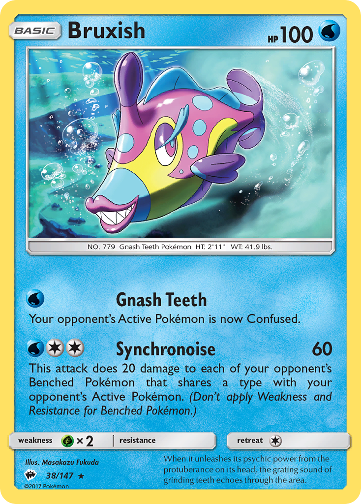 Bruxish (38/147) [Sun & Moon: Burning Shadows] | Black Swamp Games