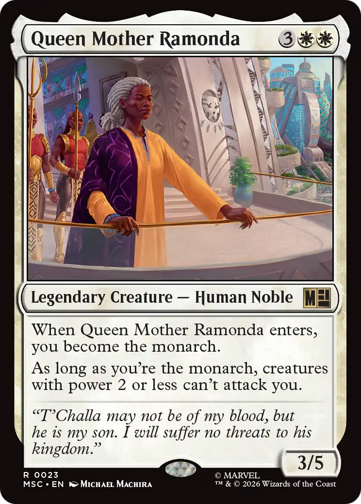 Queen Mother Ramonda (Surge Foil) [Marvel Super Heroes Commander] | Black Swamp Games