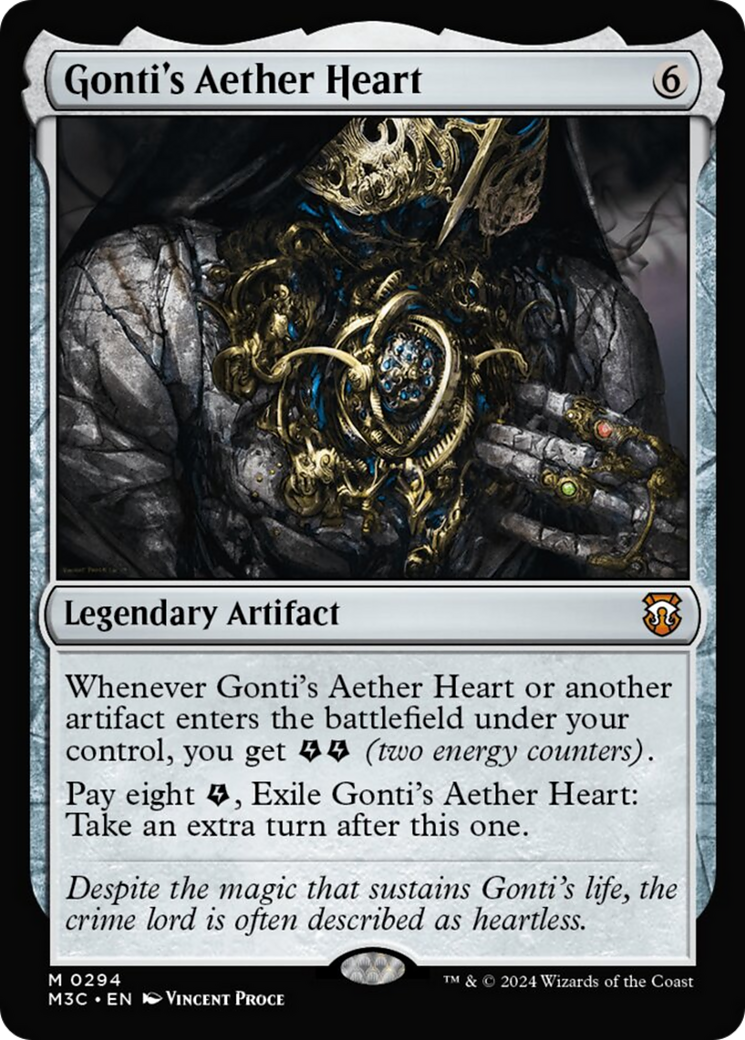 Gonti's Aether Heart [Modern Horizons 3 Commander] | Black Swamp Games