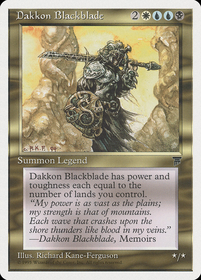 Dakkon Blackblade [Chronicles] | Black Swamp Games