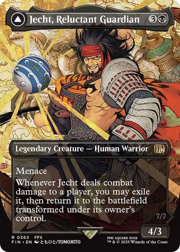 Jecht, Reluctant Guardian // Braska's Final Aeon (Borderless) [FINAL FANTASY] | Black Swamp Games