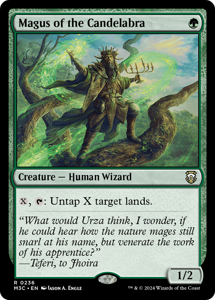 Magus of the Candelabra (Ripple Foil) [Modern Horizons 3 Commander] | Black Swamp Games