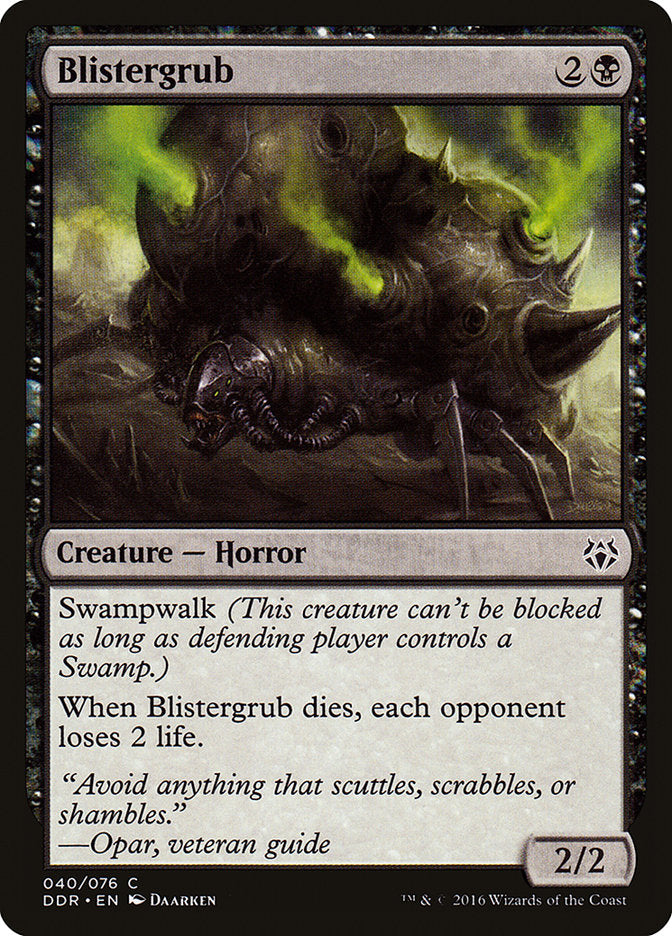 Blistergrub [Duel Decks: Nissa vs. Ob Nixilis] | Black Swamp Games