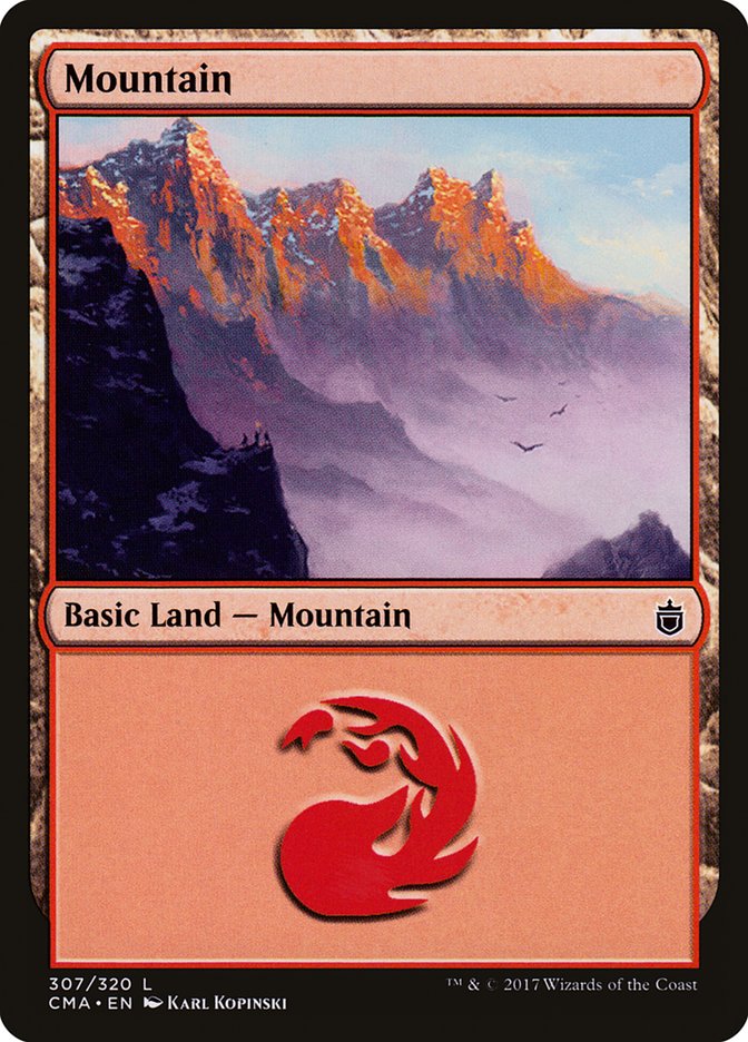 Mountain (307) [Commander Anthology] | Black Swamp Games