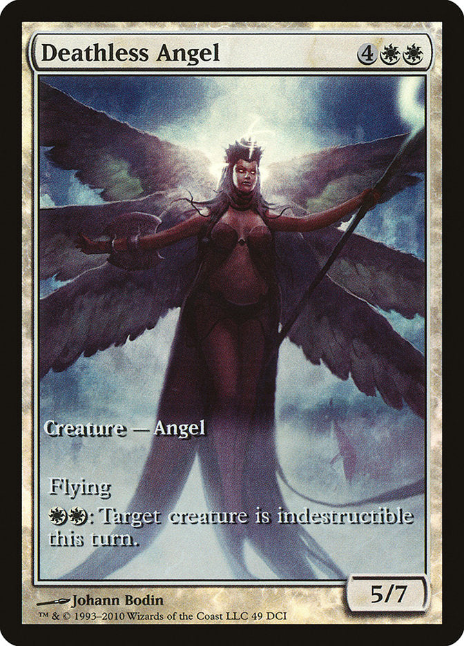 Deathless Angel (Game Day) (Extended Art) [Rise of the Eldrazi Promos] | Black Swamp Games