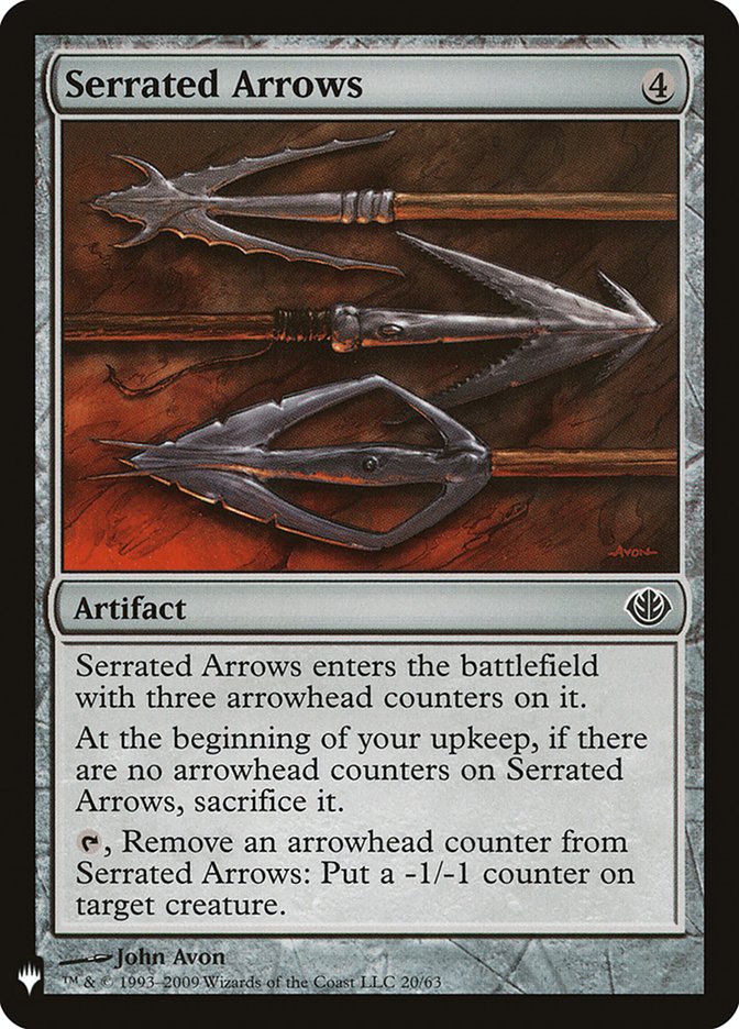 Serrated Arrows [Mystery Booster] | Black Swamp Games