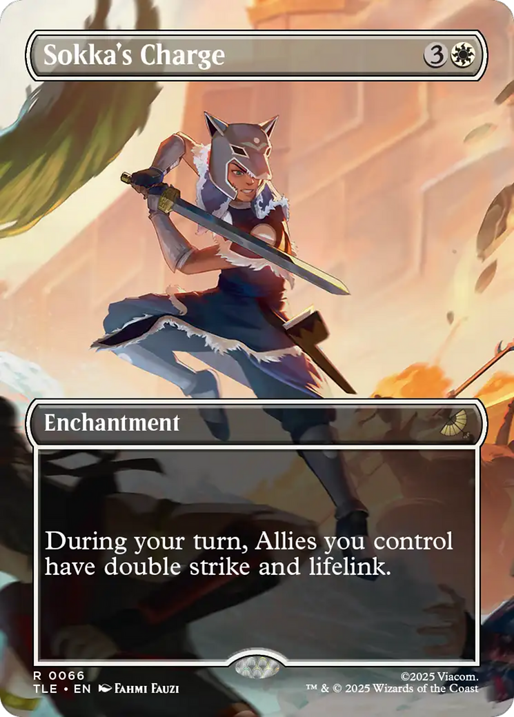 Sokka's Charge (Borderless) [Avatar: The Last Airbender: Eternal-Legal] | Black Swamp Games