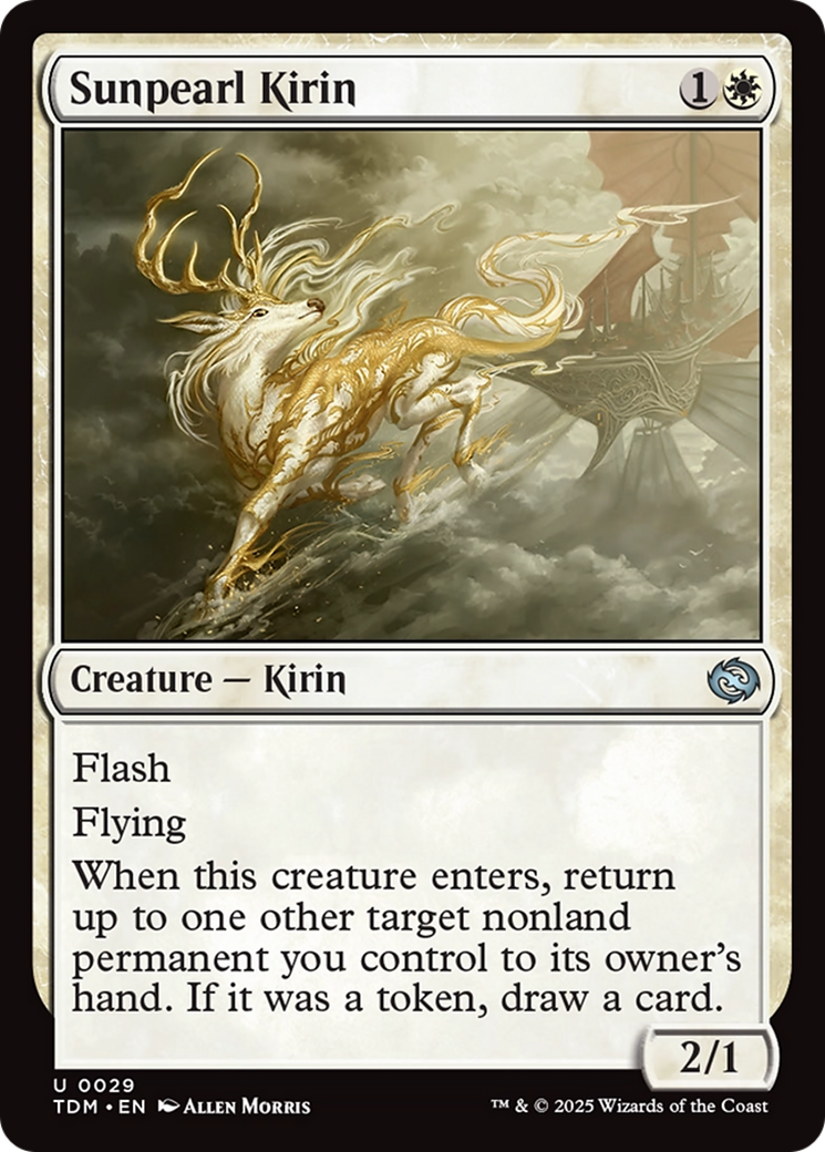 Sunpearl Kirin [Tarkir: Dragonstorm] | Black Swamp Games
