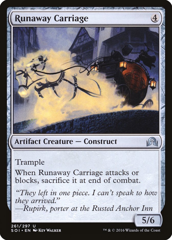 Runaway Carriage [Shadows over Innistrad] | Black Swamp Games
