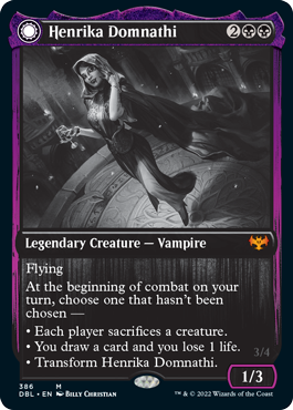Henrika Domnathi // Henrika, Infernal Seer [Innistrad: Double Feature] | Black Swamp Games