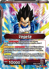 Vegeta // Vegeta, Awakened Feelings (SLR) (BT24-001) [Beyond Generations] | Black Swamp Games