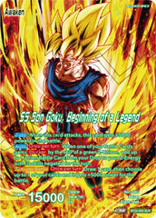 Son Goku // SS Son Goku, Beginning of a Legend (SLR) (BT24-055) [Beyond Generations] | Black Swamp Games