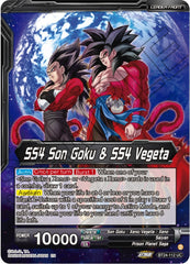 SS4 Son Goku & SS4 Vegeta // SS4 Vegito, Sparking Potara Warrior (SLR) (BT24-112) [Beyond Generations] | Black Swamp Games