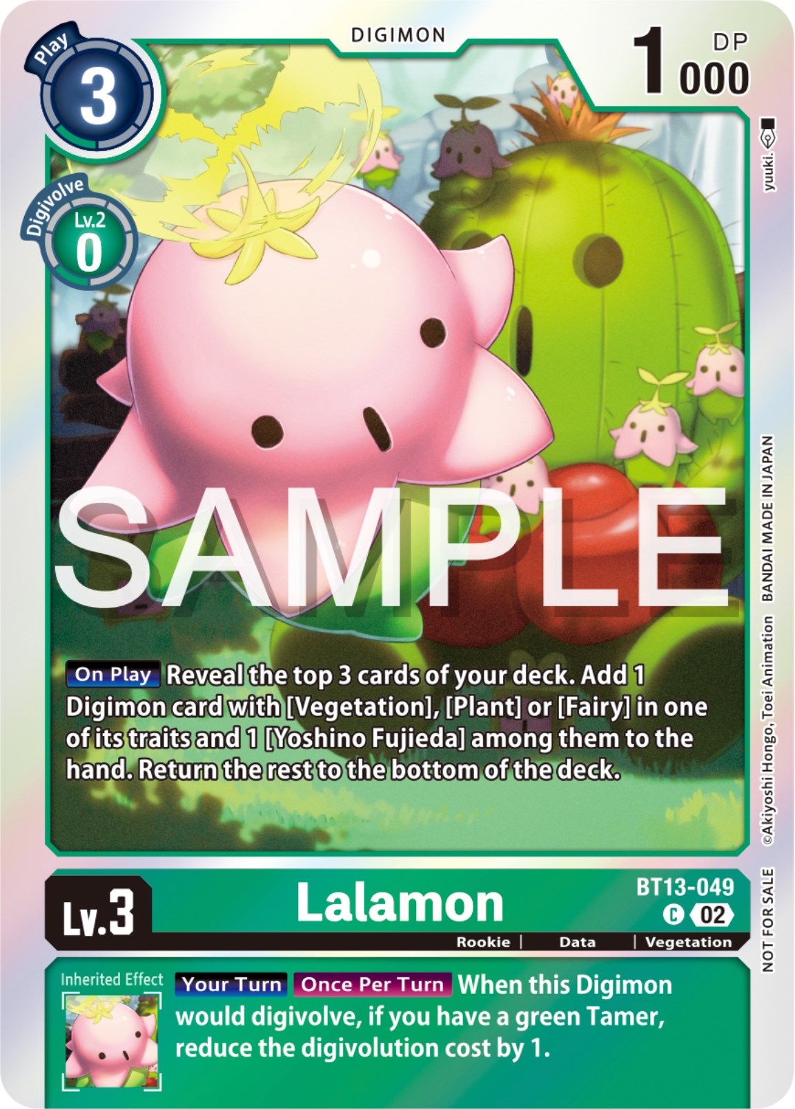 Lalamon [BT13-049] (Event Pack 6) [Versus Royal Knights Promos] | Black Swamp Games