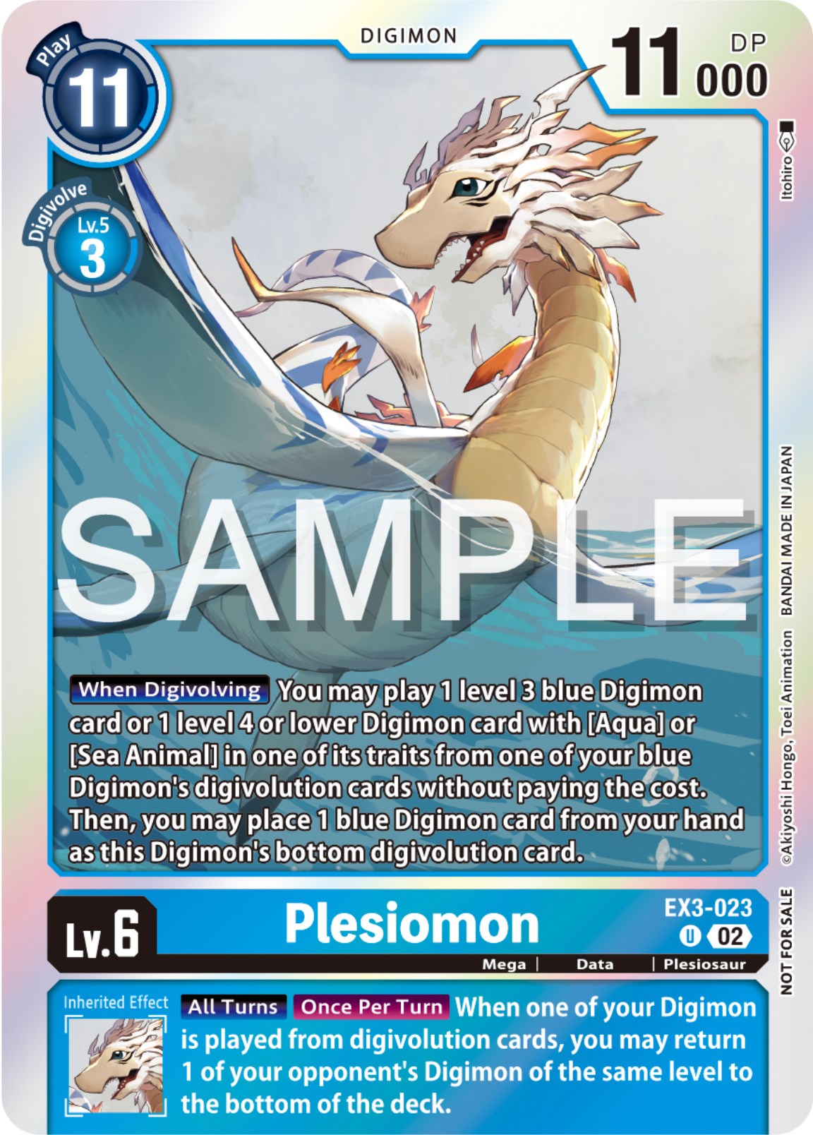 Plesiomon [EX3-023] (Event Pack 6) [Draconic Roar Promos] | Black Swamp Games