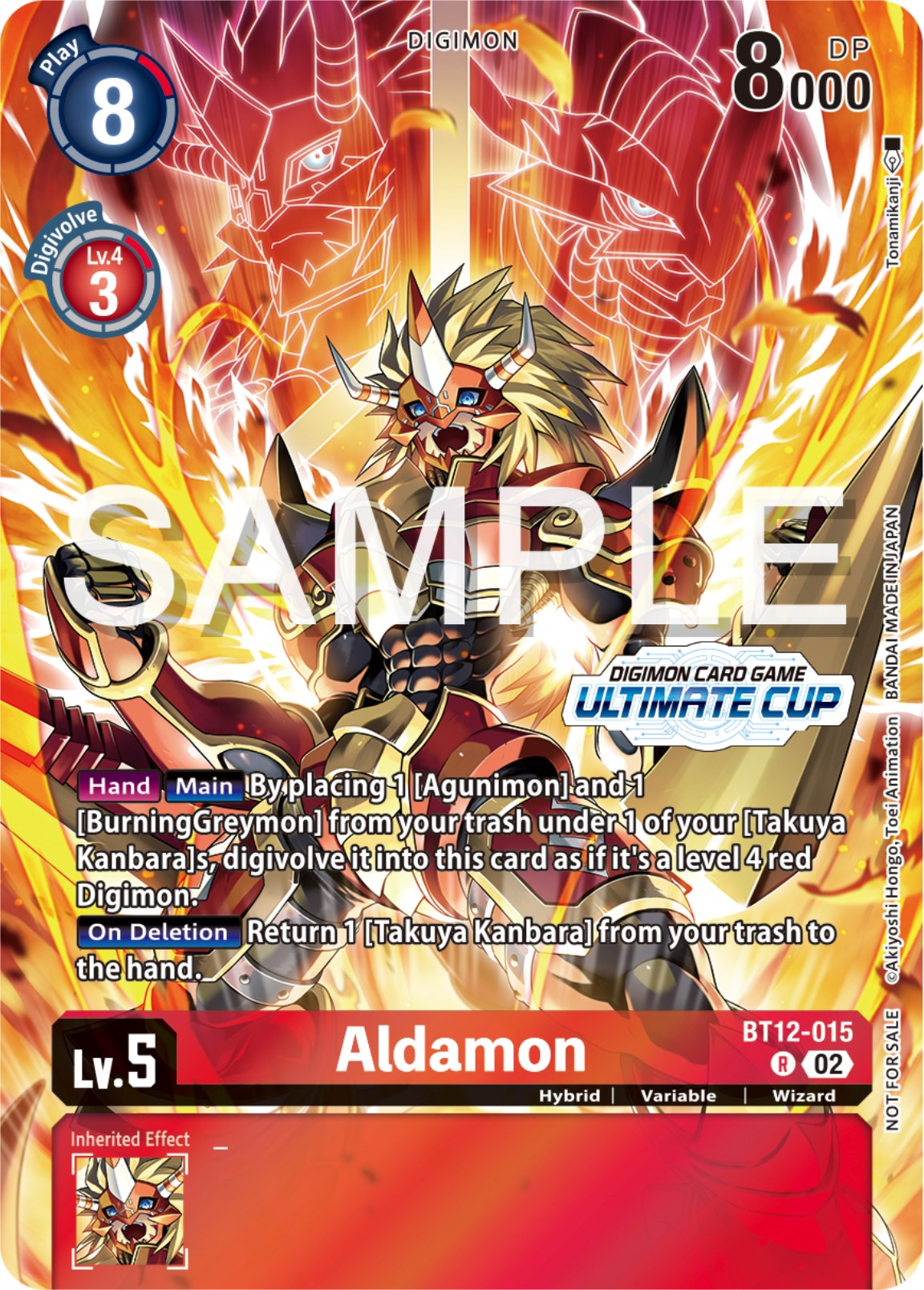 Aldamon [BT12-015] (Ultimate Cup 2024) [Across Time Promos] | Black Swamp Games