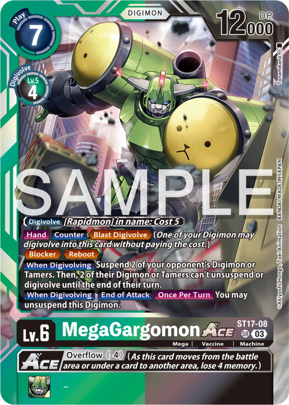 MegaGargomon Ace [ST17-08] [Starter Deck: Double Typhoon Advanced Deck Set] | Black Swamp Games