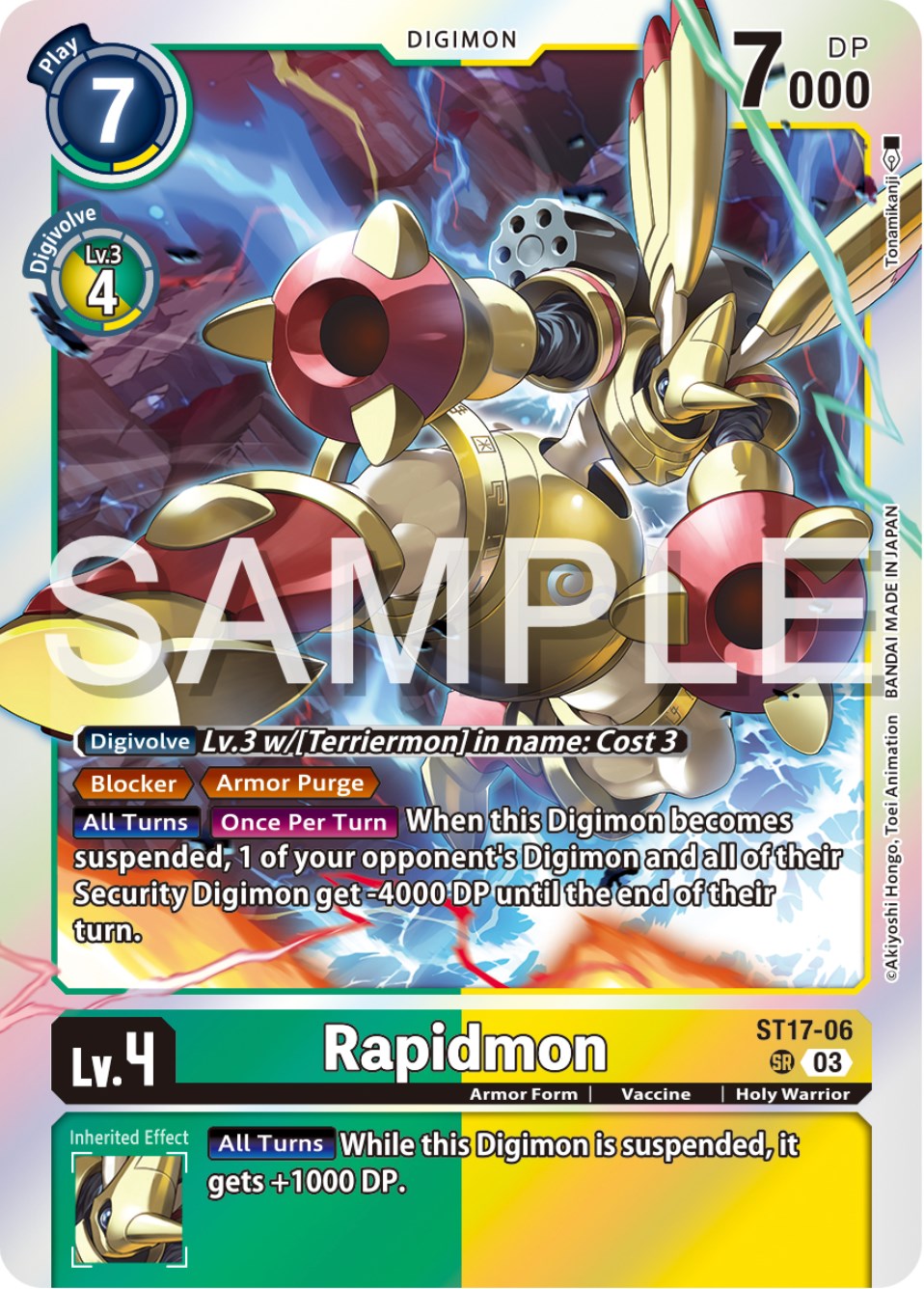 Rapidmon [ST17-06] [Starter Deck: Double Typhoon Advanced Deck Set] | Black Swamp Games