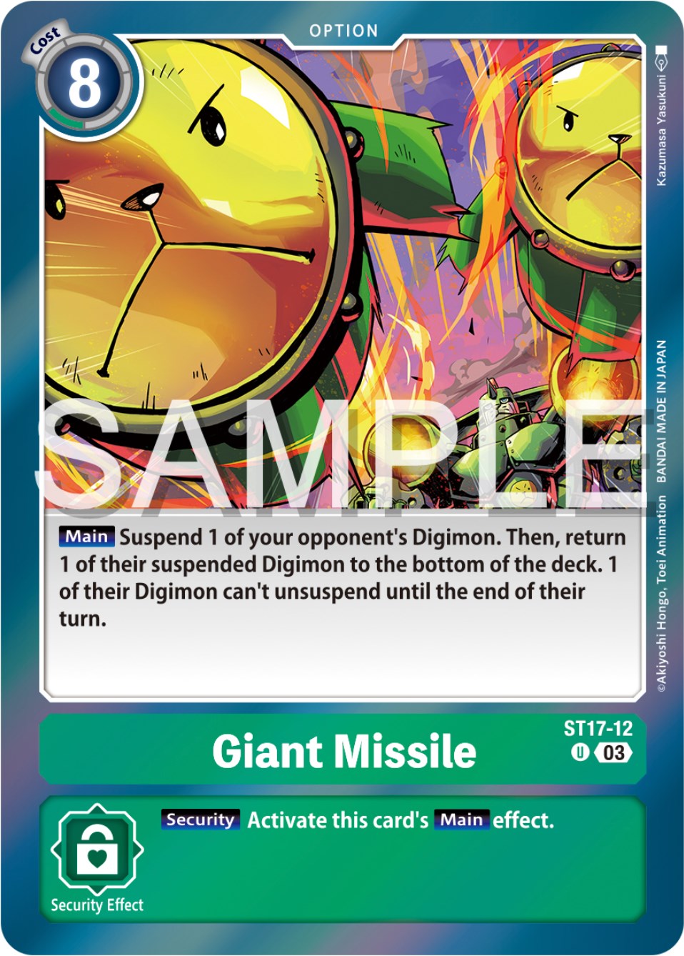 Giant Missile [ST17-12] [Starter Deck: Double Typhoon Advanced Deck Set] | Black Swamp Games