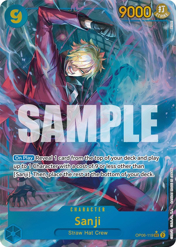 Sanji (Alternate Art) [Wings of the Captain] | Black Swamp Games