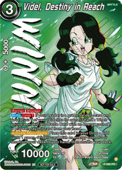 Videl, Destiny in Reach (Zenkai Series Tournament Pack Vol.7) (Winner) (P-580) [Tournament Promotion Cards] | Black Swamp Games