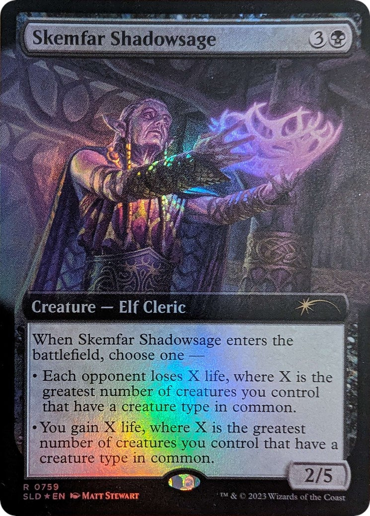 Skemfar Shadowsage (Extended Art) [Secret Lair Drop Series] | Black Swamp Games