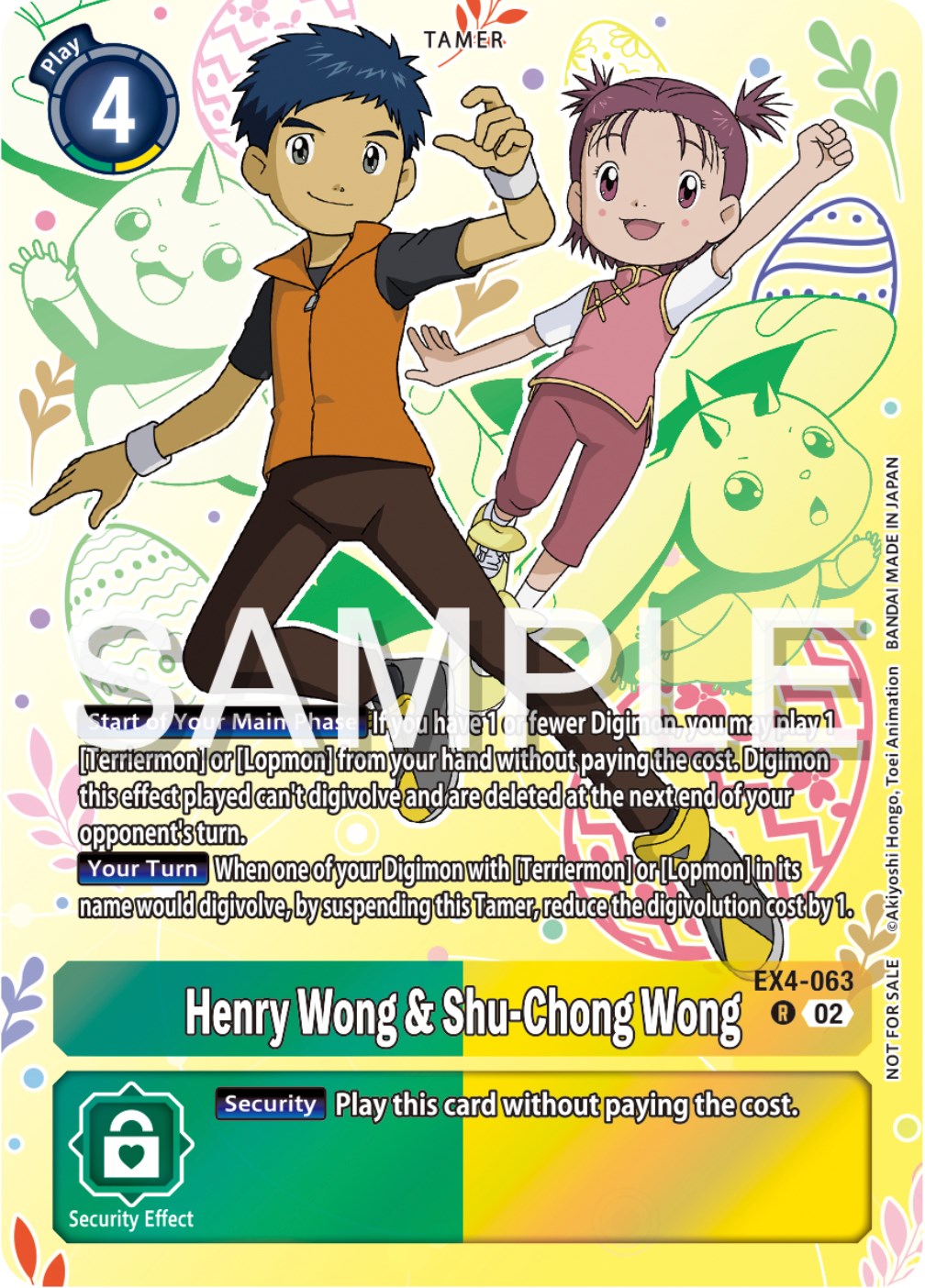 Henry Wong & Shu-Chong Wong [EX4-063] (Spring Break Event 2024) [Alternative Being Booster Promos] | Black Swamp Games