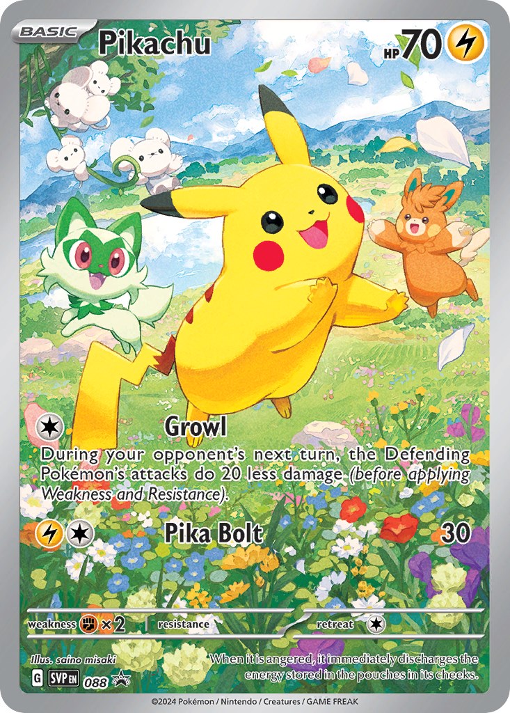 Pikachu (088) [Scarlet & Violet: Black Star Promos] | Black Swamp Games