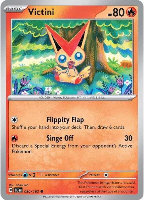 Victini (030/162) [Scarlet & Violet: Temporal Forces] | Black Swamp Games