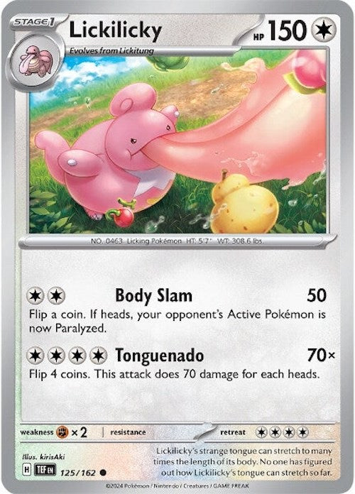 Lickilicky (125/162) [Scarlet & Violet: Temporal Forces] | Black Swamp Games