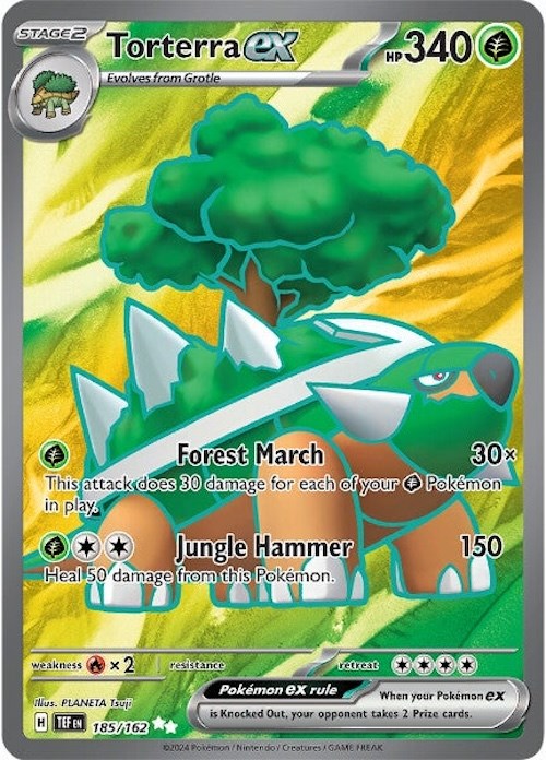 Torterra ex (185/162) [Scarlet & Violet: Temporal Forces] | Black Swamp Games