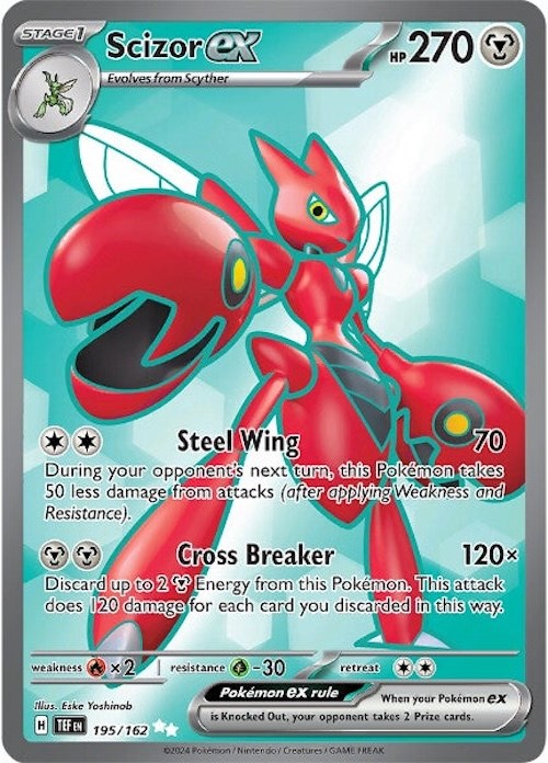 Scizor ex (195/162) [Scarlet & Violet: Temporal Forces] | Black Swamp Games