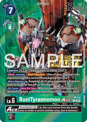 RustTyrannomon Ace [P-113] (2024 Regionals Finalist) [Promotional Cards] | Black Swamp Games