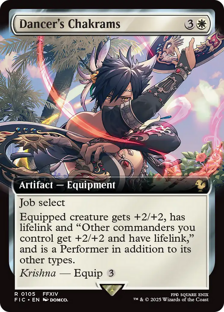 Dancer's Chakrams (Extended Art) [FINAL FANTASY Commander] | Black Swamp Games