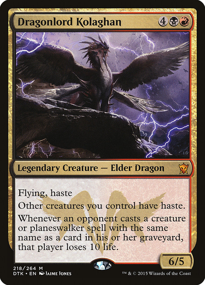 Dragonlord Kolaghan [Dragons of Tarkir] | Black Swamp Games