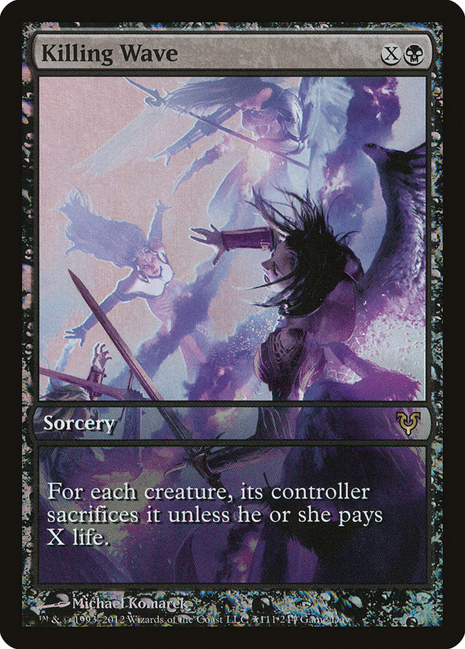 Killing Wave (Game Day) [Avacyn Restored Promos] | Black Swamp Games