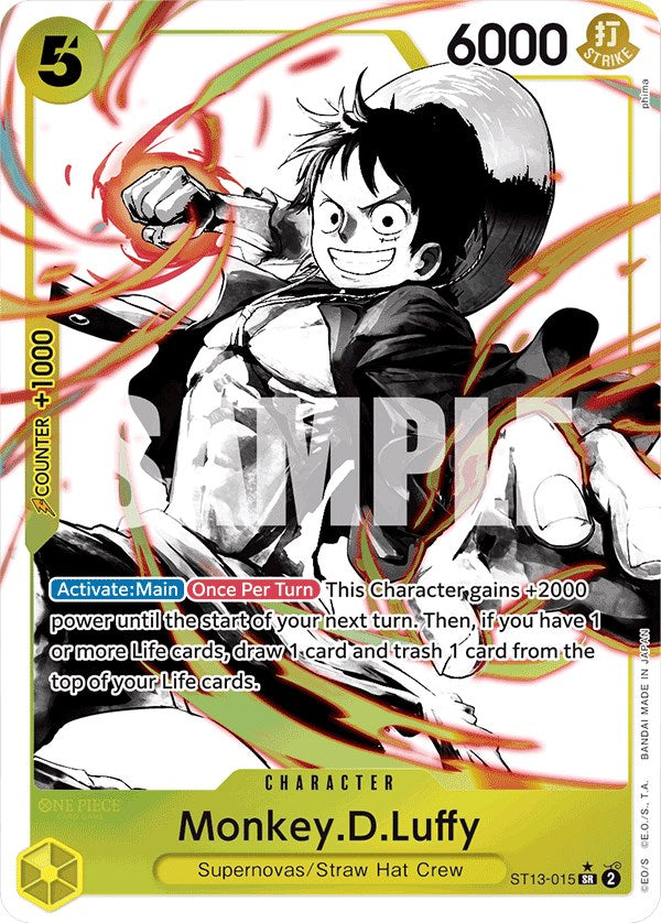 Monkey.D.Luffy (Parallel) [Ultra Deck: The Three Brothers] | Black Swamp Games