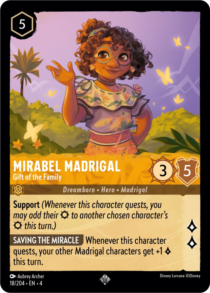 Mirabel Madrigal - Gift of the Family (18/204) [Ursula's Return] | Black Swamp Games