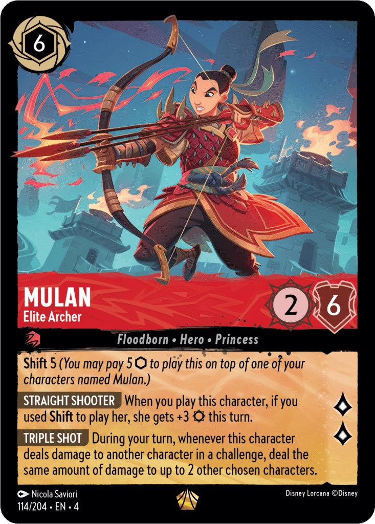 Mulan - Elite Archer (114/204) [Ursula's Return] | Black Swamp Games